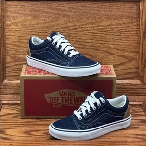 Vans Old Skool Denim C&L Dressblues Chipmunk Shoes‎